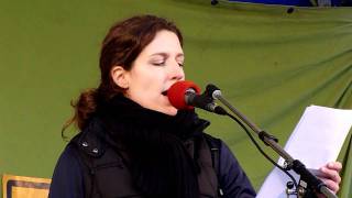 Christine Prayon  quotIhr macht alles kaputt  uns nichtquot Großdemo gegen Stuttgart21 18022012 [upl. by Julie411]