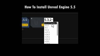 How To Install Unreal Engine 55 From Launcher [upl. by Esekram732]