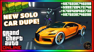 SOLO  NEW SUPER EASY GTA 5 ONLINE CAR DUPLICATION GLITCH  AFTER PATCH 167  PS5XBOXPC [upl. by Wershba795]