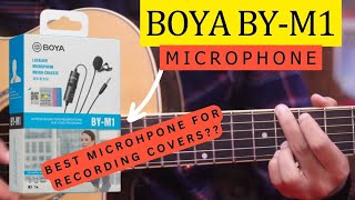 Boya BYM1 review  A budget friendly microphone for recording cover songs at home [upl. by Oberon]