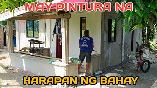 PAG PINTURA SA HARAPAN NG BAHAY NI RICA [upl. by Ahsini]