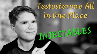 Testosterone All In One Place  Injectables [upl. by Inah71]