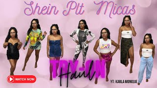 CLOTHING HAUL  PLT  SHEIN  MICAS TRYONHAUL [upl. by Kellina]