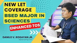 New LET Coverage for BSED Major in Sciences [upl. by Htaras670]