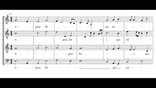 Ockeghem Missa Mimi  Agnus Dei [upl. by Yrbua]