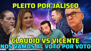 Pleito por Jalisco Hasta las últimas consecuencias Vicente contradice a Claudio [upl. by Sonnie]