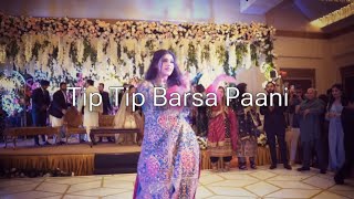 Dance on Tip Tip Song  Akshay Kumar and Katrina Kaif  Dance cover by Alina Amir  Wedding Dance [upl. by Ecirpak]