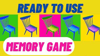 🛁Try this FUN ESL memory game for BEGINNERS INTERMEDIATE Furniture Edition No PREP [upl. by Parrie]