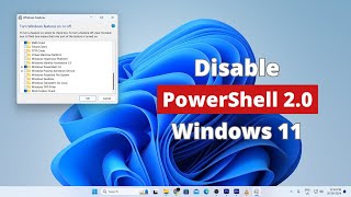 How to Disable PowerShell 20 in Windows 11 [upl. by Sila542]