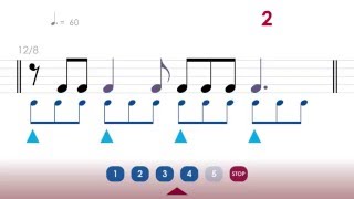 SOLFÈGE RYTHMIQUE  RHYTHMIC SIGHT READING  LESSON 4 [upl. by Ani]