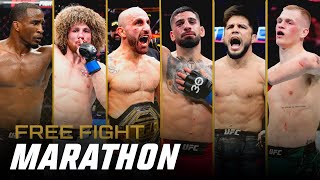 UFC 298 Free Fight Marathon [upl. by Kristof54]