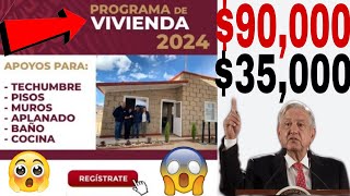 🥊VIVIENDA BIENESTAR 90000 Y 35000 EDAD 18 AÑOS REGISTRO Y REQUISITOS FÁCIL Y RÁPIDO AQUÍ [upl. by Kong923]