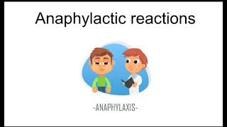 Anaphylactic Reactions Anaphylactic Shock [upl. by Cost]