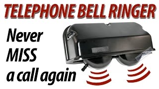 IndoorOutdoor Bell Phone Ringer Weatherproof [upl. by Eelytsirk]