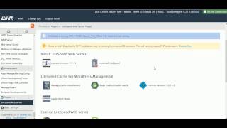 How to Install LiteSpeed with WHMCpanel using Single Command [upl. by Venetia]