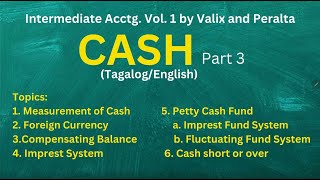 IntaccCash Part3Foreign Currency Compensating Balance Petty Cash Fund Imprest ampFluctuating Fund [upl. by Jaime]