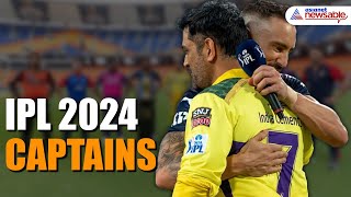 Meet IPL 2024 Captains Full Schedule in Desc  CSK vs RCB opening match on March 22 [upl. by Innaig]