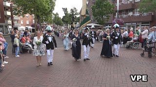 Stadtschützenfest 2024 in Emsdetten  Die Dorfbauern bei der Ringpolonaise [upl. by Rimhsak514]