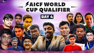 AICF World Cup Qualifiers Day 4  Live commentary by Sagar Shah [upl. by Arekat]