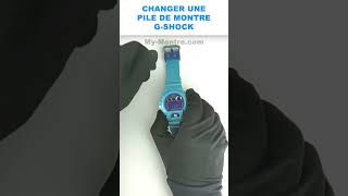 Changer une Pile G Shock  Tutoriel sur Montre Casio [upl. by Ximenez]