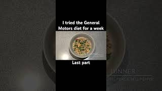 I tried the General Motors diet for a week Last part [upl. by Bohaty]