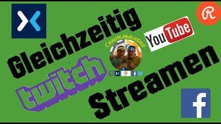 Tutorial Multistream auf Twitch und Youtube streamenRestreamio Mehrere Livestreams gleichzeitig [upl. by Amlus823]