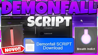 Demonfall 👹 SCRIPT  TRINKET FARM  BOSS FARM  GODMODE SEM KEY [upl. by Noid]