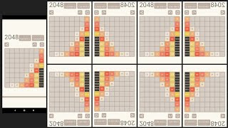 2048 Merge Cube 8x8 size Gameplay Chill  2048 Game Tiles [upl. by Audy]