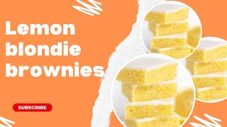 Ketogluten free lemon blondie brownieslow carb lemon brownies AMAZINGGGGGG [upl. by Buna404]