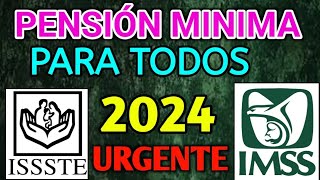 PENSION MINIMA PARA TODOS imss issste mexico [upl. by Skylar447]