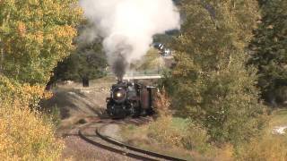 CP 2816 quotFall Coloursquot In the GoldenRadiumInvermere Valley BC [upl. by Awhsoj]