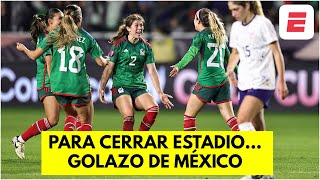 APAGUEN TODO GOLAZO de México para sentenciar el triunfo ante Estados Unidos  Copa Oro Femenina [upl. by Newob]