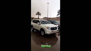 Hailstorm at Buraidah AlQassim Saudi Arabia Today 2642018  بريده القصيم عاصفة البرد [upl. by Nonnahsal173]