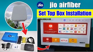 jio airfiber set top box installation  jio airfiber set top box review  jio airfiber set top box [upl. by Retnyw]