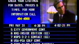 Prevue Guide restored to normal May 31 1991 part 4 of 4 [upl. by Leighland]