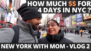 Rs 35000 4 days in New York City How Much Money You Need to Explore New York With Your Parents [upl. by Oakes]