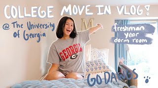 COLLEGE MOVEIN VLOG 2024  the university of georgia freshman year [upl. by Kylie]