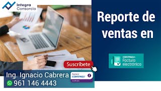 Reporte de Ventas en CONTPAQi Factura Electrónica [upl. by Eluj]