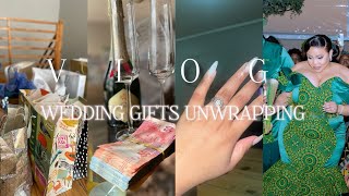 Vlog Let’s Unwrap My Wedding Gifts [upl. by Det263]