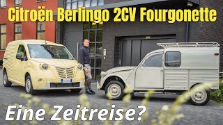 Citroën Berlingo 2CV Fourgonnette  Die moderne KastenEnte VintageTransporter als Diesel im Test [upl. by Nnaxor524]