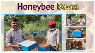 Bee Boxes For Apiculture and Honeybee Farming In Telugu  khethari Agri Tech Pvt Ltd [upl. by Elegna254]