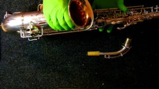 Repairmans Overview 1929 Buescher True Tone Alto Saxophone [upl. by Enilauqcaj]