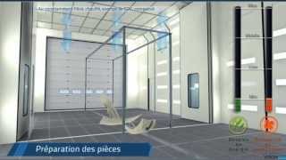 VISIONAIR ventilation industrielle en cabine de peinture [upl. by Atires546]