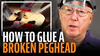 Gluing a broken guitar peghead [upl. by Evy]