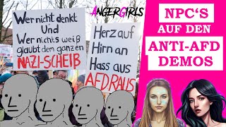 NPC Interviews auf AntiAfDDemos und WOKE DEMOPartner [upl. by Aeht]