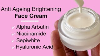 Anti Ageing Face Cream With Alpha Arbutin Sepiwhite Niacinamide Hyaluronic Acid Advanced Formula [upl. by Shornick]