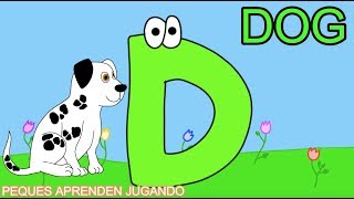 El abecedario en inglés para niños con animales The alphabet video Peques Aprenden jugando [upl. by Terrie]