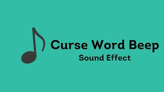 Curse Word Beep Sound Effect [upl. by Findley]