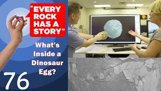 Find out whats inside a real fossilized dinosaur egg ERHAS Ep 76 w Jessie Maisano [upl. by Oriane237]