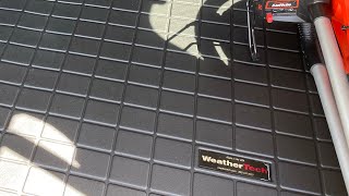 WeatherTech mats  Floorliner Review for my 2016 Suburban LTZ [upl. by Ahsikym]